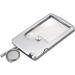 Plauauyt Silver Tone Shell LED Illuminated Magnifying Glass Pocket Magnifier 3X 6X - Buy Online on GoSupps.com
