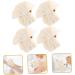 FOMIYES 4pcs Ramie Loofah Cleaning Sponges - Exfoliating Bath & Shower Scrubber Accessories for Household Use - Buy Online on GoSupps.com