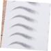 NOLITOY 2pcs Hair-like Women Tool Stickers Transfer for Type Artificial Black Imitation Men Eyebrow 20.50X15.00X0.20CM Black - Buy Online on GoSupps.com