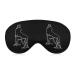 Wolf Howling Sleep Mask Eye Cover for Sleeping Blindfold with Adjustable Strap Blocks Light Night Travel Nap for Men Women