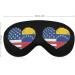 Venezuela USA Flag Heart Sleep Mask - Adjustable Strap for Light Blocking - Ideal for Travel, Nap - Men Women - Buy Online on GoSupps.com