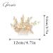 Gorais Bride Wedding Hair Comb - Crystal Pearl Leaf Hair Piece for Women and Girls (A-Gold) - Buy Online on GoSupps.com