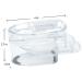 AMAZDIP 2-in-1 Dip Powder Recycling Tray System with Scoop and French Tip Tray - Mess-Free Nail Art Glitter Powder Saver with Cleaning Brush - Clear - Buy Online on GoSupps.com