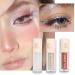 Liquid Glitter Eyeshadow & Eyeliner Makeup Sticks - Waterproof Sparkle Shades for Quick-Drying Shimmer & Shine - Pink, Orange, Golden, Silver - Glitter Eyelid & Eyeshadow Makeup - Buy Online on GoSupps.com