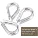 Mtsooning 10PCS Wire Thimble Rigging  M5 Stainless Steel Rope Thimble for 3/16 Inches Diameter Wire Cable - Buy Online on GoSupps.com