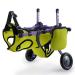 Dog Wheelchair for Small Dog Back Legs Adjustable Pets Cart with Wheels for Back Legs Assist Small Pets with Paralyzed Disabled Hind Limbs to Recover Mobility Dog Leg Brace and Hip Support (Yellow)