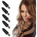 No Bend Hair Clips 10 Pcs - No Crease Makeup Hair Clip for Fashionable Hairstyles - Black - Buy Online on GoSupps.com
