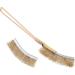 Mipcase 2 Sets Bird Cage Cleaning Brush Broom Handle Parrot Cage Cleaning Cage Birdcage 24X3X2CMx2pcs Curved Headx2pcs - Buy Online on GoSupps.com