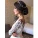 Handcess Bridal Wedding Headband | Silver Crystal Leaves Hair Accessories for Bride & Bridesmaids - Buy Online on GoSupps.com