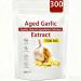 Aged Garlic Extract 7500 mg odorless organic garlic extract vegetarian completely natural not genetically modified 300 pieces