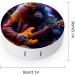Portable Abstract Monkey Rock Music Contact Lens Travel Kit | Cute Contact Box with Mirror for Daily Use - Buy Online on GoSupps.com