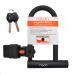 nean U-lock bicycle lock with bracket and 2x security keys 12mm 207 x 138mm black