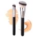 Make-up Brush Concealer Brush Foundation Brush with Soft Synthetic Fiber for Concealer Liquid Foundation 2 Pieces