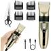 Men's Cordless Hair Trimmer Cordless Hair Clipper Men Rechargeable Electric Razor Professional Hair Clipper HairCutting Kit Beard Trimmer Shaver Detail Trimmer with 4 Guide Combs Scissor Brush - Buy Online on GoSupps.com