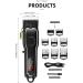Professional Hair Clippers for Men - Durable Sharp Cutting Tool with Powder Metallurgy Blade for Salon Styling - Buy Online on GoSupps.com