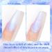MIZHSE Pearl Gel Nail Polish Set - 6 Shimmer Colors | Pearlescent Shell Glitter | Soak Off UV Lamp Gel | White, Pink, Blue | BKJGLW208 - Buy Online on GoSupps.com