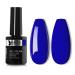 beautilux Royal Blue Gel Nail Polish 1Pcs Dark Cobalt Blue Color Gel Polish High Gloss Manicure Salon at Home for Women (10ML)
