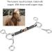 Doact Western Treensen Bit - Sweet Iron 5.5 Slider Roller O-Ring Bridle Bits for Horses | Junior Cowhorse Copper Eggbutt Dog Bone 3-Part Loose - Buy Online on GoSupps.com