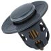 Popup Sink Plug Drain Strainer Drain Fitting Plug for Countertop Sinks with Anti-Clogging Strainer 6x6x6cm/2.4x2.4x2.4inch Brass - Buy Online on GoSupps.com