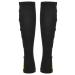 Zipper Compression Socks Skin-Friendly Compression Socks Compact for Home (Black Stitching S/M)
