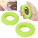 Verdant Touch Grip Thickening Ring - 2 Pack Silicone O-Shape for Forearm Training - 13.6 kg Muscle Coach - Green - Enhance Grip Strength - Buy Online on GoSupps.com