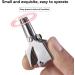 Manual Stainless Steel Nose Hair Trimmer - Waterproof Painless with 12 Dual-Edged Blades & Travel Box | International Shipping - Buy Online on GoSupps.com