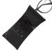 Facynde sunglasses pocket - water -repellent glasses case with marble structure |PU leather squeeze top case bag glasses case sunglasses case soft bag for men and women black