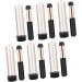 minkissy 18 Pcs Lip Brush Lip Balm Applicator Makeup Brush Lip Gloss Applicator Lipstick Applicator Lip Applicators Lipstick Brush Applicator Small Brush Miss Portable Wooden Handle 10.00X1.50X1.40CMx3pcs Blackx3pcs - Buy Online on GoSupps.com