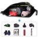 WATERFLY 25L Waterproof Bike Pannier Bag | Extensible Bicycle Rear Seat Bag with Rain Cover Ideal for Riding and Cycling | A-Black - Buy Online on GoSupps.com