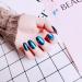 24pcs Mirror Holographic Chrome Coffin False Nails - Beautiful Glitter Chameleon Effect - Buy Online on GoSupps.com