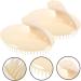 Soesfoufu 2-Piece Silicone Shampoo Comb & Scalp Massage Brush - Hair Shower Brush for Ultimate Hair Care - Buy Online on GoSupps.com