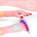 chemotex UV Gloves UPF50+ Protection Fingerless Gloves for Gel Manicures One Size Pink - Buy Online on GoSupps.com