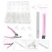 FRCOLOR 1 Box Nail Art Box Nail Art Brush Clear Stiletto Nails Nail Art Tools Nail Art Kit Nail Plate Nail Tips Cosmetic Nail Brush Beauty Products Accessories Set