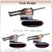BUCKLOS MTB Fork 120mm Travel | 1-1/8 Straight/Tapered | Rebound Adjust | 15mm Axle | Manual Lockout | Air Shocks | Gold-Straight Tube 27.5 - Buy Online on GoSupps.com