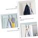 CIYODO 2pcs Hangers Towel Hook Over Door Clothes Hanger Rack Door Organizer Hook Hat Hooks Back Mount Blush Black 17.00X9.00X8.00CM - Buy Online on GoSupps.com