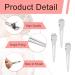 SBYURE 100 Pack 1.77 Silver Duckbill Hair Clips - Metal Alligator Clips for Extensions - Buy Online on GoSupps.com