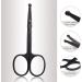 Beard Scissors/Nose Scissors/Mustache Comb Multi Functions Grooming Kit Gift Set Beard Trim Scissor Kit Trimming Nasal Hair for Men with Storage Bag (Black) - Buy Online on GoSupps.com