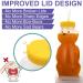 Honey Bear Straw Cups 8oz - 2 Pack, Food-Grade BPA Free Therapy Sippy Bottles for Speech & Feeding Training, with Long Straws & Cleaning Tools - Buy Online on GoSupps.com