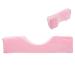 Kichvoe Lash Pillow for Lash Extensions: Eyelash Pillow Neck Support Memory Foam Head Pillow Ergonomic Curve Improve Cervical Pillows for Beauty Makeup Salon Supplies Pink