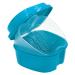 Denture Case with Strainer - 2 Pack Denture Cups for Travel - False Teeth Storage Box in Light Blue - Buy Online on GoSupps.com