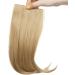 One Piece Bang Fringe Clip In Two Sides Hair Extensions Bang Cute Hairpiece Straight Invisible Women Beauty - Ash Blonde - Buy Online on GoSupps.com