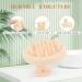 Silicone Scalp Massager Shampoo Brush for Wet & Dry Hair Care | Exfoliating Shower Brush for Dandruff Removal & Hair Growth - Beige - Buy Online on GoSupps.com