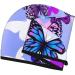 Flying Butterflies Microfiber Hair Towel - Super Absorbent Coral Velvet Wrap for Women - Quick Dry for Long Curly & Thick Hair - Buy Online on GoSupps.com