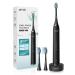 Electric Toothbrushes for Adults,PHNITI Whitening Toothbrush with 45,000 VPM ,4 Modes 2 Mins Timer Wireless Fast Charge & IPX7 Waterproof(Black)