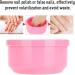 Hand Soak Bowl Portable Lightweight Nail Art Soak Bowl Durable False Nails For Clean Fingers Nail Art Remove Nail Polish - Buy Online on GoSupps.com
