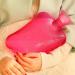 MAIES Classic Hot Water Bottle | Durable Rubber Heat Bag with Soft Fleece Cover for Heat Therapy & Compresses | Reusable & Portable - Buy Online on GoSupps.com