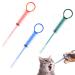 Fozuanei 3 Pieces Pet Pill Plunger Dispenser Small Cat Dog Pill Gun Shooter Soft Tip Animal Feeder Pusher Feeding Accessories for Cats Dogs (Red Green Blue)
