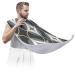 Gray Black Pattern Beard Bib Apron Beard Hair Catcher for Men Shaving Fathers Day Anniversary Christmas Gifts for Dad Husband Beard Bib with 2 Suction Cups