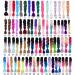 Long Jumbo Ombre Braids - Synthetic Hair Extensions for Crochet Braids | Blue Pink Purple Blonde - 61cm - Buy Online on GoSupps.com