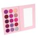 Mikinona 15 Colorful Eyeshadow Glitter Eyeshadow Woman Eyeshadow Compact Makeup Palette Purple